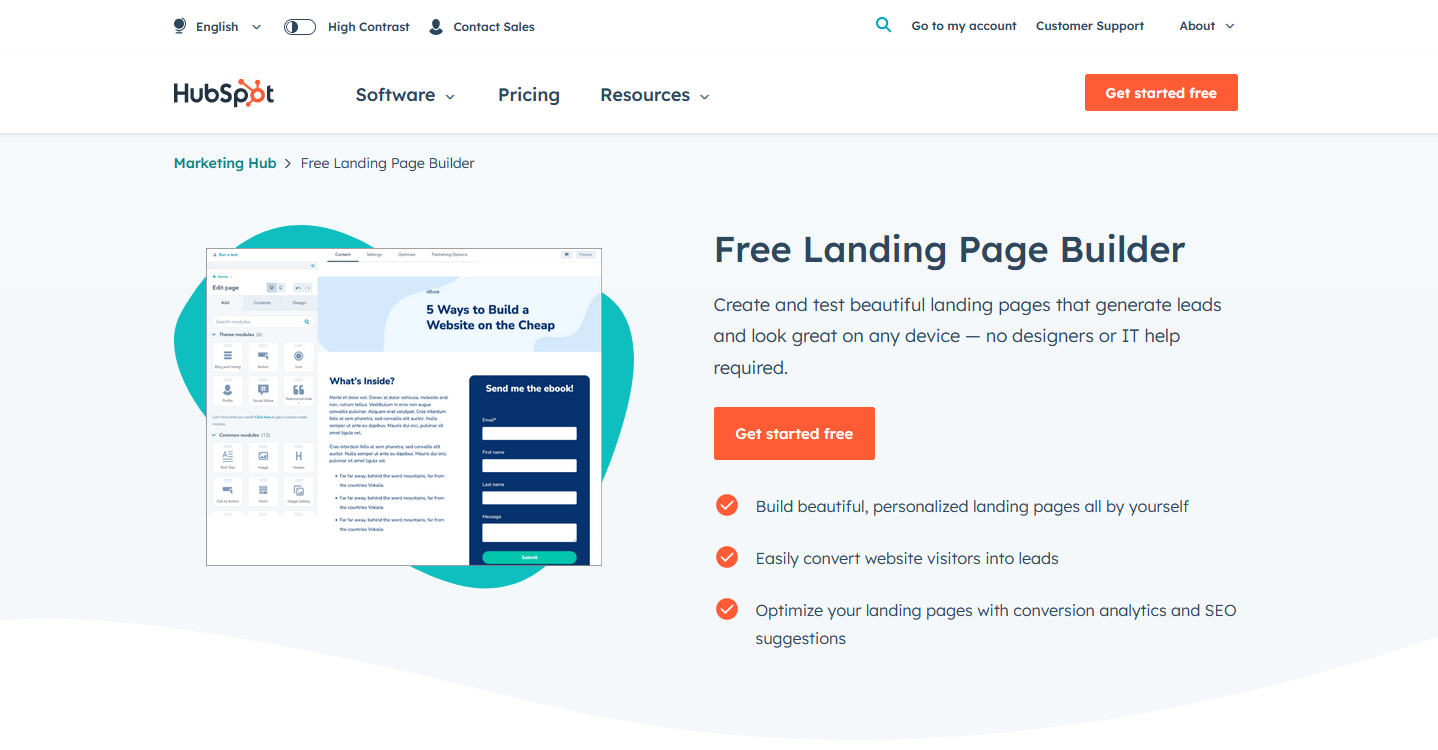 Create a Landing Page For Startups