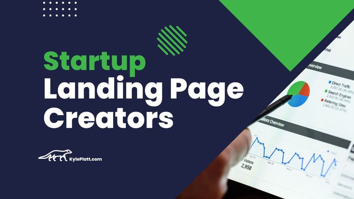 Landing page creation for startups